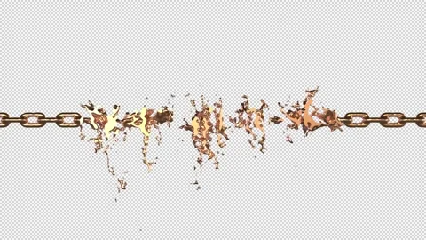 Chain animation Stock Footage 327440248