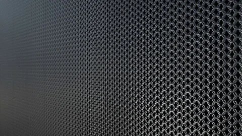 Chain armor metallic pattern background loop Video stock 70904309