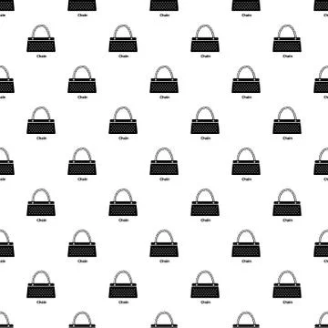 Chain bag pattern vector seamless イラスト素材