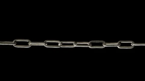 A Chain Becomes Taut Video stock 335134635