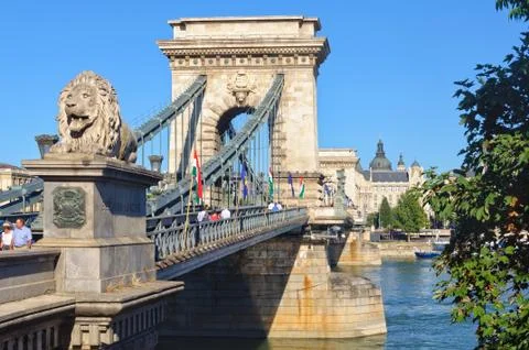 Chain Bridge 1 - Budapest Stock Photos