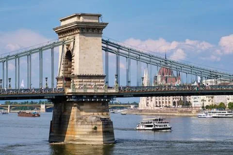 Chain Bridge - Budapest Stock Photos