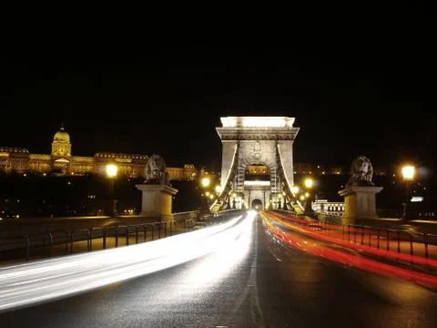 Chain bridge 写真素材