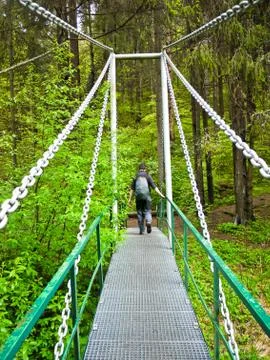 Chain bridge Stock Photos