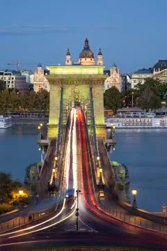 Chain Bridge Stock Photos