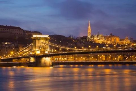 Chain Bridge Stock Photos