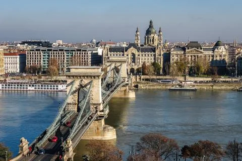 Chain Bridge Stock Photos