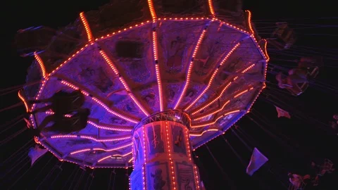 Chain carousel Stock Footage 88287818