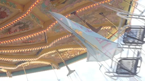 Chain carousel Stock Footage 88287950