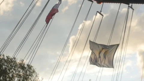 Chain carousel Stock Footage 88288135