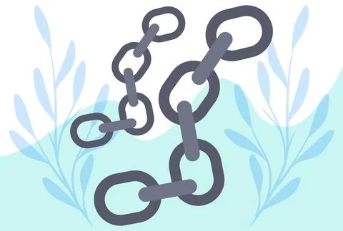 Chain Concept Illustration Stock Illustration
