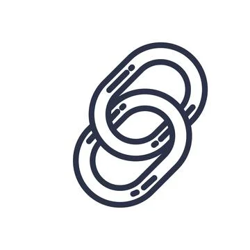 Chain copy url internet website button icon vector 스톡 일러스트