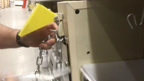 Chain Cutting Stock Footage 86170210