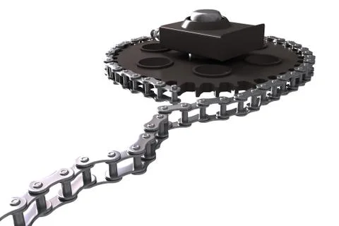 Chain drive Stock Photos