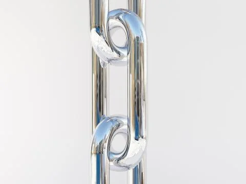 Chain elements Stock Illustration