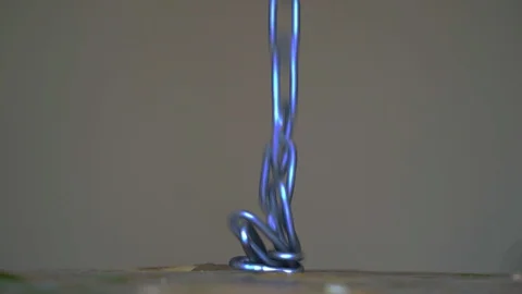 Chain Falling To The Floor Video stock 129774117