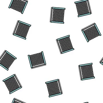 Chain fence vector seamless pattern イラスト素材