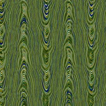Chain going green continuous wavy abstract pattern Stock Illustration