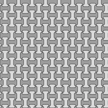 Chain grid art pattern texture seamless vector Stock Illustration
