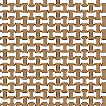 Chain grid gold pattern texture seamless vector Stock Illustration