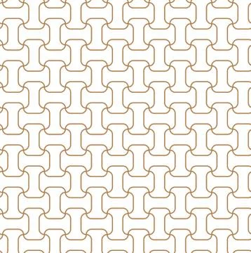 Chain grid gold pattern texture seamless vector Illustrazione stock