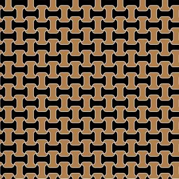 Chain grid gold pattern texture seamless vector Stock Illustration