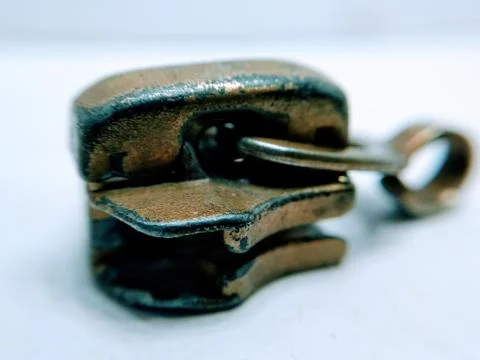 Chain hook on white background Stock Photos