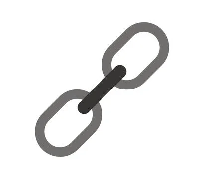 Chain icon illustrated in vector on white background Stock Illustration
