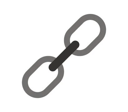 Chain icon illustrated in vector on white background chain icon illustrate... Stock Photos