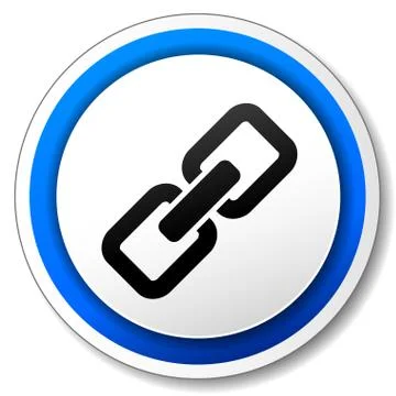 Chain icon Illustrazione stock