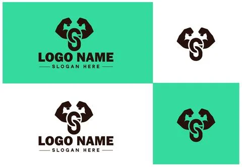 Chain icon logo vector art graphics for business brand app icon Chain logo .. Stock Illustration