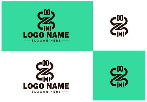Chain icon logo vector art graphics for business brand app icon Chain logo .. Illustrazione stock