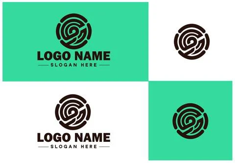 Chain icon logo vector art graphics for business brand app icon Chain logo .. Stock Illustration