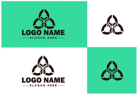 Chain icon logo vector art graphics for business brand app icon Chain logo .. Illustrazione stock