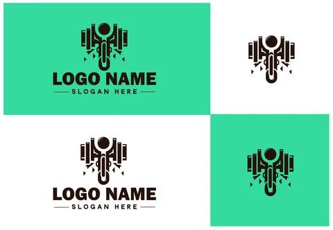 Chain icon logo vector art graphics for business brand app icon Chain logo .. Stock Illustration