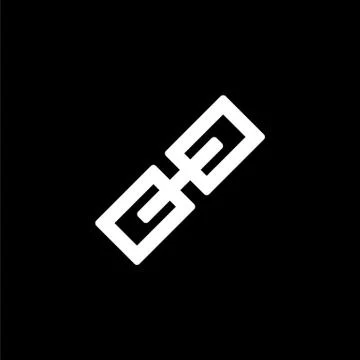 Chain icon for simple flat style ui design Stock Illustration