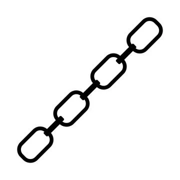 Chain icon vector Stock Illustration