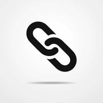Chain icon. Vector illustration Illustrazione stock