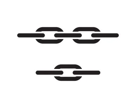 Chain icon vector illustration Stock Illustration