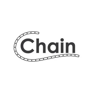 Chain illustration design Stockillustratie