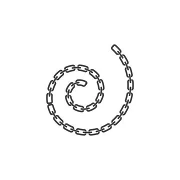 Chain illustration design イラスト素材