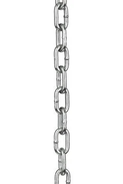 Chain isolated on white background Stock Photos