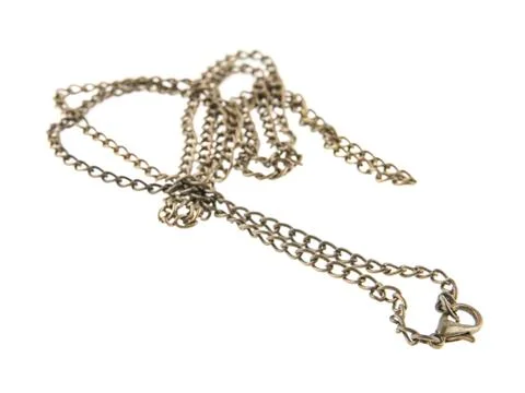 Chain isolated on white background Stock Photos