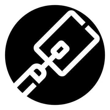 Chain link connection icon symbolizing technology network 스톡 일러스트