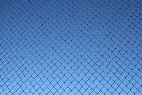 Chain link fence pattern Stock Photos