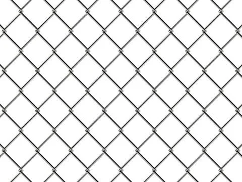 Chain link fence pattern. Realistic geometric texture イラスト素材