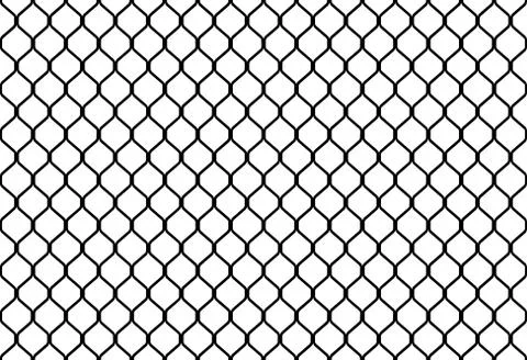 Chain Link Fence Repeating Pattern イラスト素材