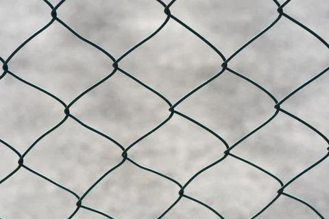 Chain link fence texture close up Stock Photos