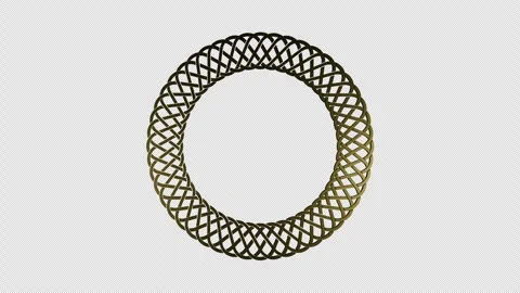 Chain link for graphic design of logo, symbol. 4K footage Stock Footage 307228077