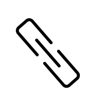Chain Link Icon for Security Measures, Metal Chains, and Connectivity Illus.. Stockillustratie
